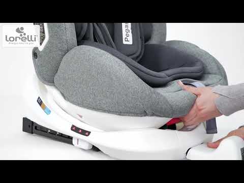 СТОЛ ЗА КОЛА PEGASUS ISOFIX 0-36KG RED&BLACK