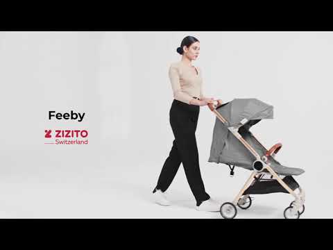 Детска количка Feeby с швейцарска конструкция и дизайн