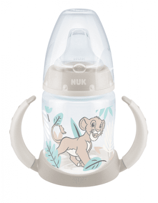 NUK First Choice РР Шише Temperature Control 150мл. с накрайник силикон за сок 6+мес. LION KING