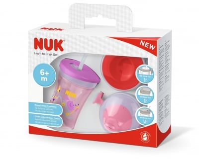 NUK СЕТ Evolution Cups All-in-one момиче