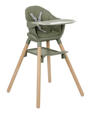 Стол за хранене 2в1 Woody Army Green 2024