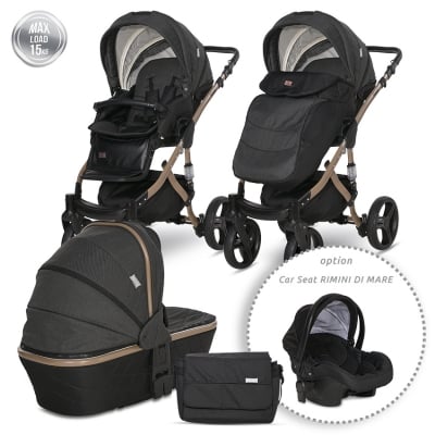 ДЕТСКА КОЛИЧКА RIMINI PREMIUM  BLACK