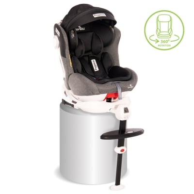 СТОЛ ЗА КОЛА PEGASUS ISOFIX 0-36KG LIGHT&DARK GREY