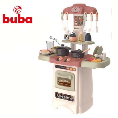 Детска кухня Buba Home Kitchen, Ретро, 889-196, розова