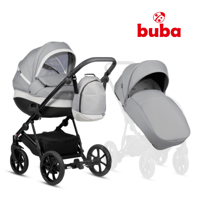 Бебешка количка Buba Zaza 2 2в1, 625 Warm Grey