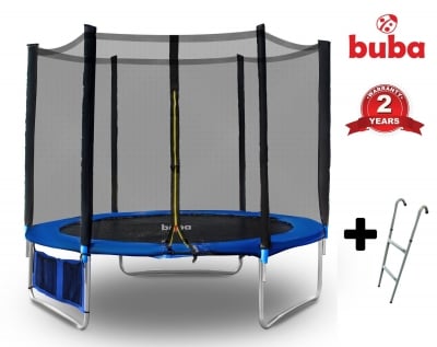 Детски батут Buba 8FT (244 см) с мрежа и стълба