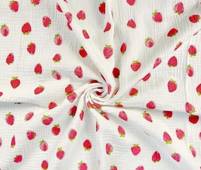 Galix-бебешка пелена Baby dream 100/120см фин муселин Colours Strawberry