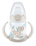 NUK First Choice РР Шише Temperature Control 150мл. с накрайник силикон за сок 6+мес. LION KING