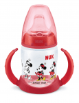 NUK First Choice РР Шише Temperature Control 150мл. със силиконов накрайник за сок Mickey red