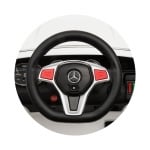 Електрическа кола Mercedes Benz GLA45 бяла,EVA ,кожена седалка