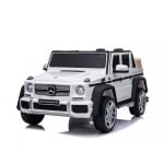 Eлектрически джип Maybach G650 бял EVA, кожена се