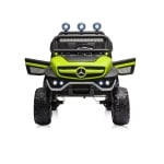 Eлектрически джип Mercedes UNIMOG зелен EVA, кожена