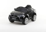 Акумулаторна кола licensed BMW X6M Black + батерии 2 бр.6V7AH