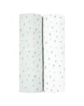 Комплект 2бр муселинови пелени 80х80 см Dots Blue