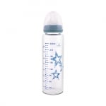 СТЪКЛЕНО ШИШЕ ANTI COLIC 240 МЛ MOONLIGH BLUE