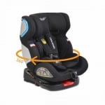 Стол за кола Colonel 360° с Isofix черен