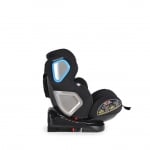 Стол за кола Colonel 360° с Isofix черен