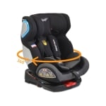 Стол за кола Colonel 360° с Isofix  тъмносив