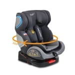 Стол за кола Colonel 360° с Isofix светлосив