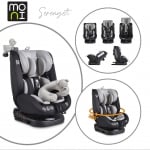 Стол за кола Serengeti 360° с Isofix сив