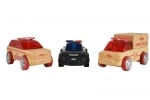 Дървени коли Mini 3-Pack rescue vehicles 53106