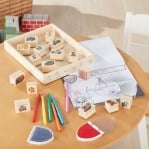 Melissa & Doug - Дървен комплект за игра с печати - Пес Патрул