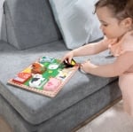 Детски масивен мъзел 8 части - Селскостопански животни - Melissa & Doug