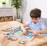 Дървен пъзел морско дъно 18 части - Melissa & Doug