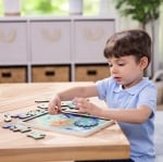 Дървен пъзел морско дъно 18 части - Melissa & Doug