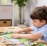 Дървен пъзел с животни - 24 части - Melissa & Doug