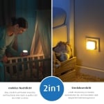 Детска нощна лампа 2в1 Reer Sleeplight розова