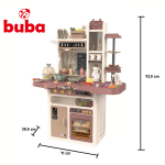 Детска кухня Buba Modern Kitchen, 65 части, 889-211, сива