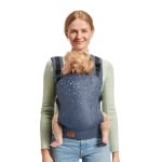 Ергономична раница за бебе KinderKraft NINO, CONFETTI DENIM