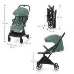 Бебешка количка Kinderkraft INDY 2 Sea Green