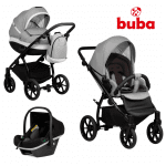 Бебешка количка Buba Zaza 3в1, 625 Warm Grey