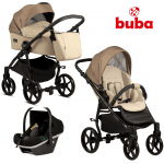 Бебешка количка Buba Karina Light 3в1, 291 Beige