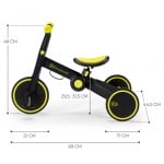 Триколка Kinderkraft 4trike 3в1, Yellow