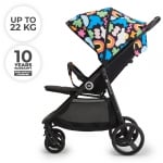 Бебешка количка Kinderkraft Grande Plus, Happy Shapes