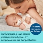 Комплект силиконови залъгалки със симетрична форма 2 бр,  Royal Baby 0-6 м