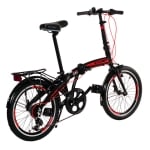 Сгъваем градски велосипед camp q10 foldable bike 20", 7 скорости