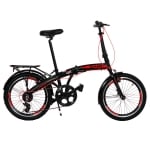 Сгъваем градски велосипед camp q10 foldable bike 20", 7 скорости