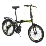 Сгъваем градски велосипед camp q10 foldable bike 20", 7 скорости