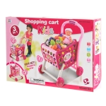 Количка за пазаруване с продукти Shopping Cart Kids